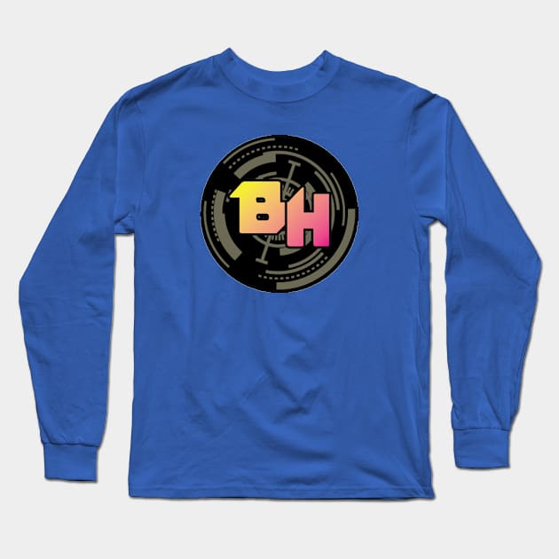 BH Black Crosshairs Long Sleeve T-Shirt by The Bounty Hunnies